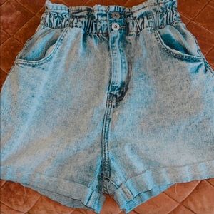 Paper Bag Mom Shorts